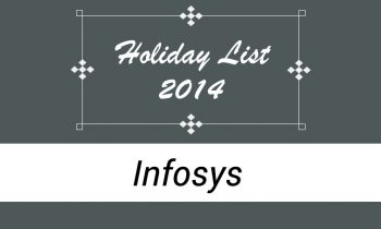 Holiday List of 2014 in Infosys, Bangalore