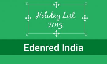 Edenred India Holiday List 2015