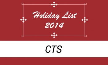 Holidays in CTS, Chennai and Coimbatore for 2014