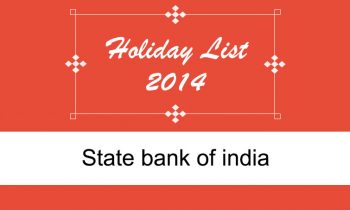 State Bank Of India Holiday List of 2014