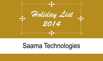 Saama Technologies Holiday List 2014 India