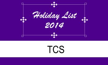 TCS Holiday List South India 2014