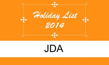 Holiday list 2014 of JDA India