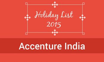Accenture India Holiday List 2015