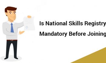 Is National Skills Registry (NSR) Mandatory Before Joining