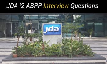 JDA i2 ABPP Interview Questions