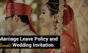 Marriage Leave Policy and Sample Wedding Invitation
