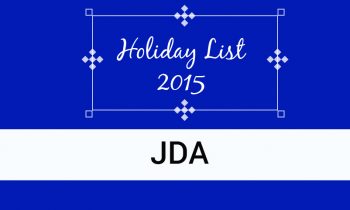 Holiday List of JDA