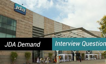 JDA Demand Interview Questions