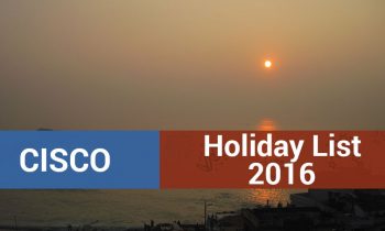 CISCO India – Holiday List 2016