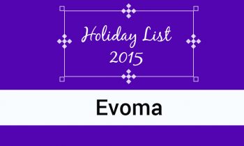Evoma Holiday List 2015