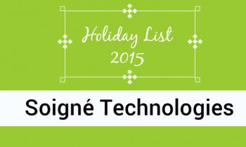 Holiday List – Soigne Technologies 2015