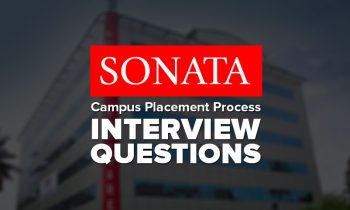 Sonata Software Campus Placement and Interview Experience