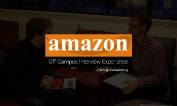 Amazon Off Campus Interview Through Consultancy