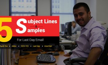 5 Last Day Email Subject Lines and Samples