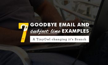 7 Goodbye Email and Subject Line Examples