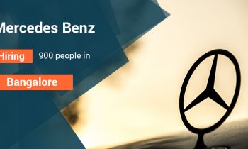 Mercedes Benz Hiring 900 people in Bangalore