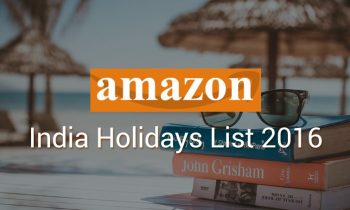 Amazon India Holidays 2016