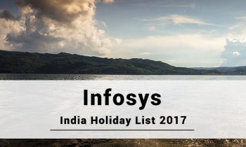 Infosys India Bangalore Holidays 2017