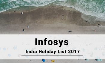 Infosys India Hyderabad Holidays 2017